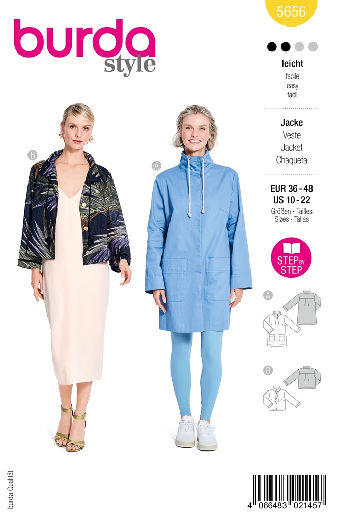 Patron Burda 5656 - Parka