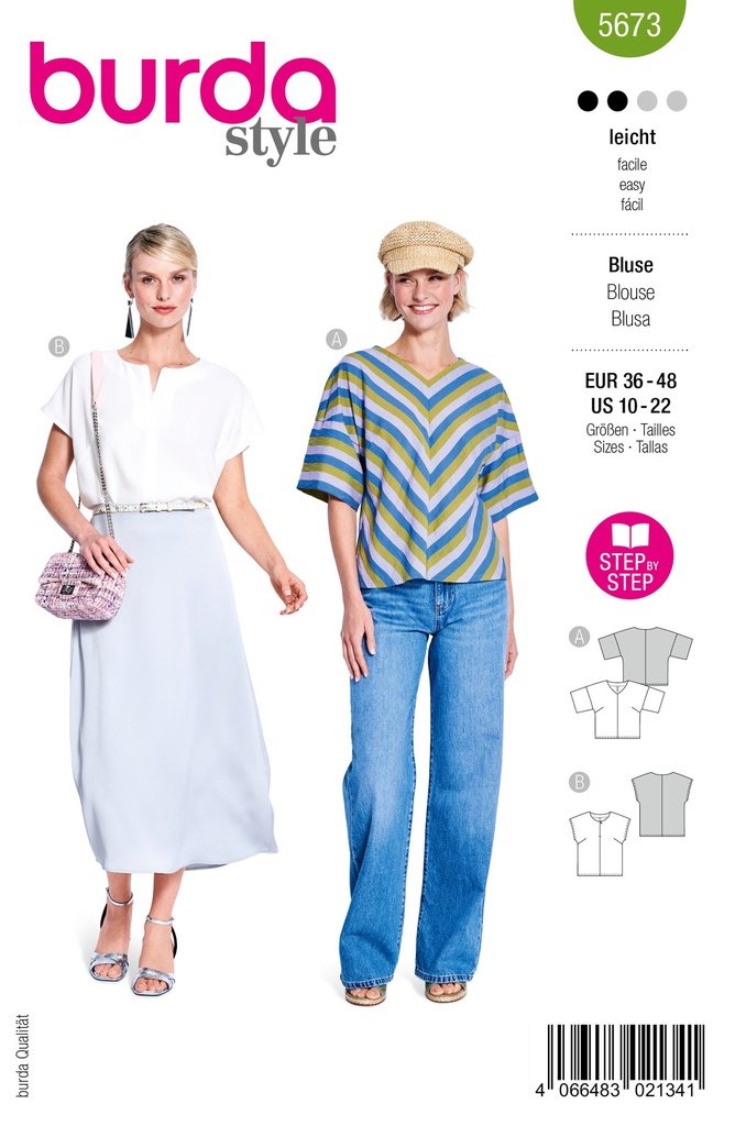 Patron Burda 5673 - Chemisier