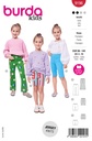 Patron Burda 9196 - Leggings
