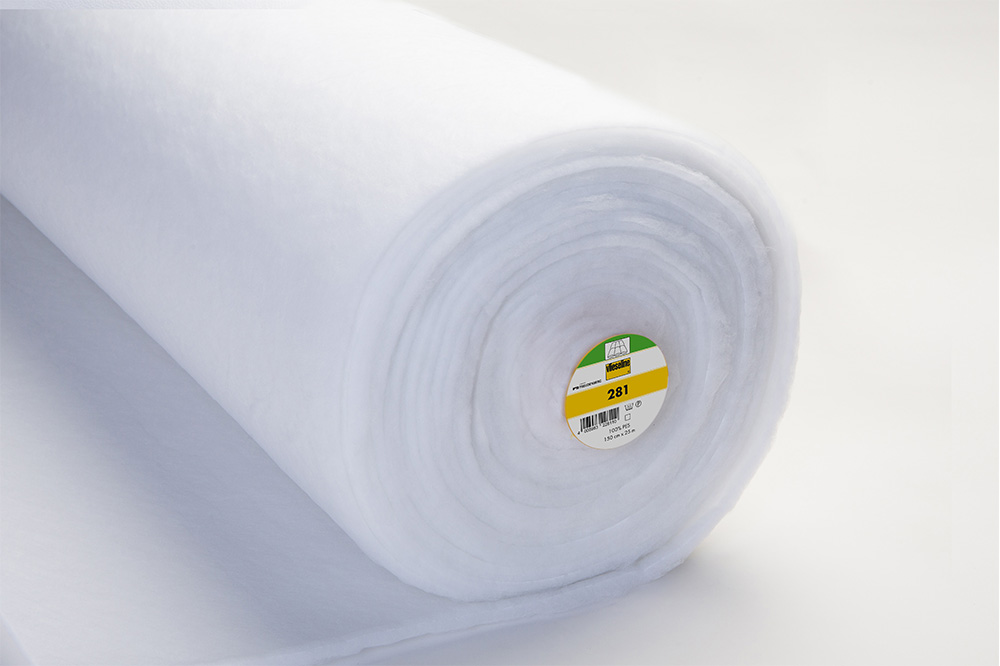 281 Molleton très léger d'épaisseur moyenne - A coudre - blanc - 25m x 1.5m