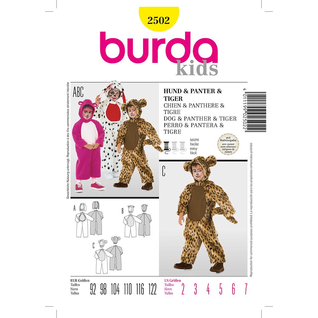 Patrón Nº2502 Burda Carnaval: Combinación