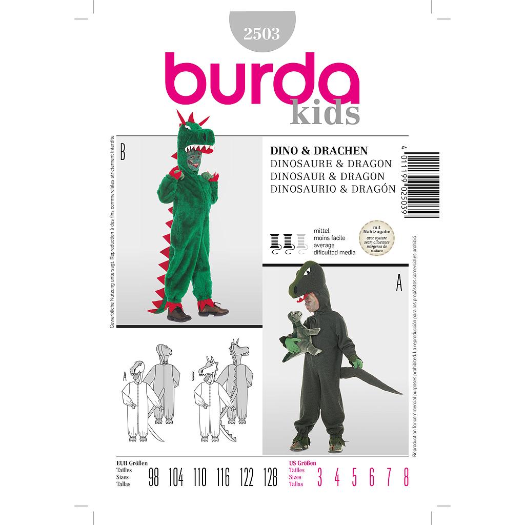 Patrón Nº2503 Burda Carnaval: combinación