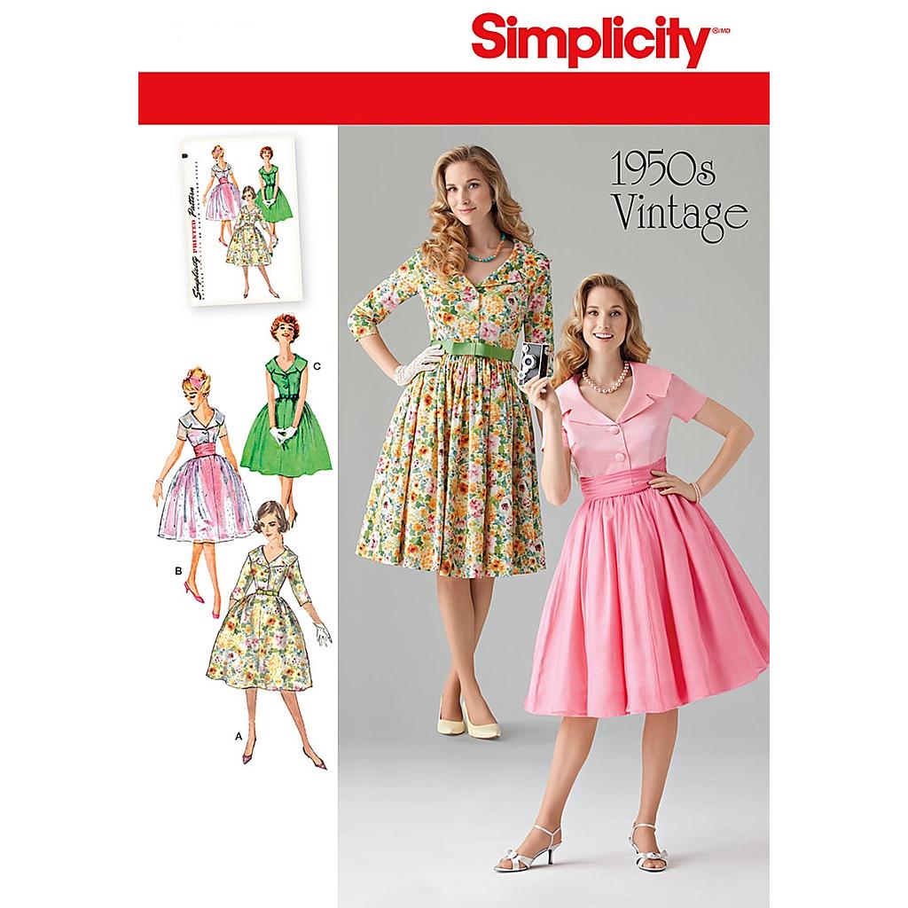 Patron Simplicity 1459 robe vintage 
