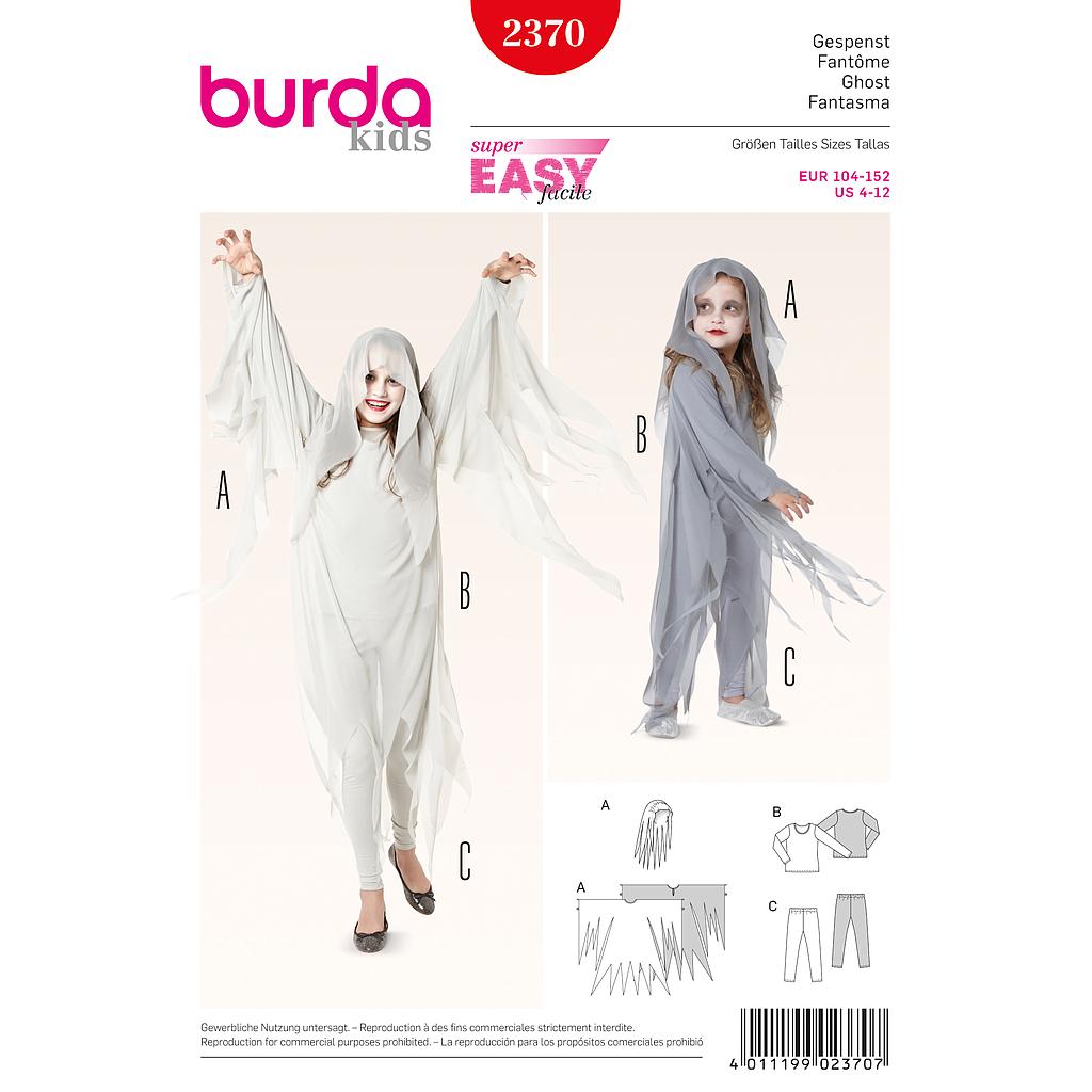 Patrón Nº2370 Burda Carnaval: Fantasma