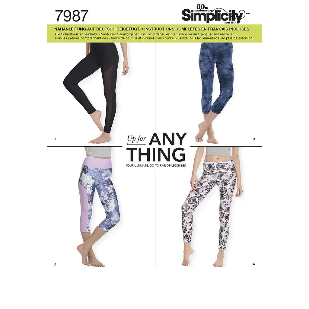 Patron Simplicity 8212 Legging de sport