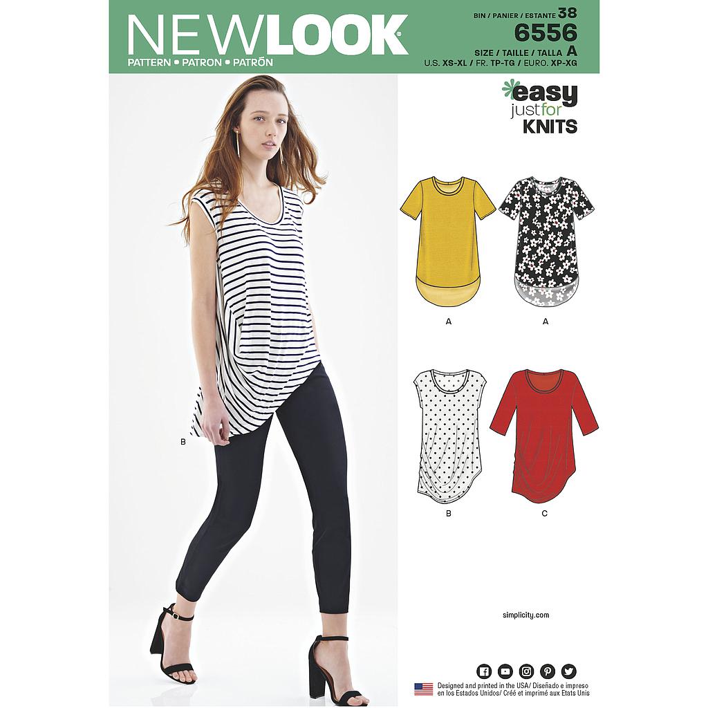 Patron New Look 6556 Tee-Shirt dame