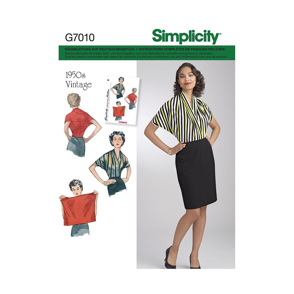 Patron Simplicity 8452 Blouse vintage