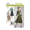 Patron Simplicity 8462 Ensemble vintage femme