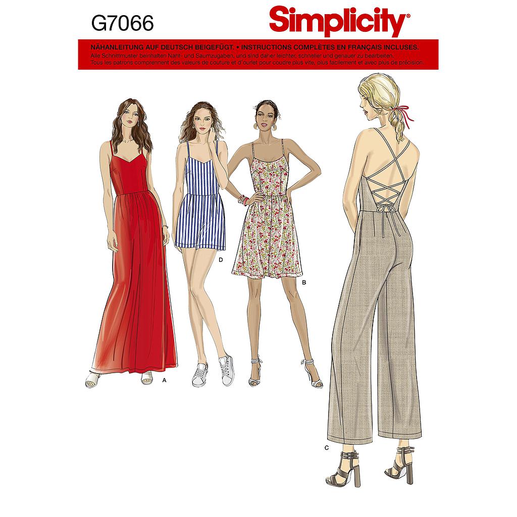 Patron Simplicity 8635 robe et combinaison