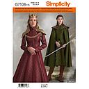 Patron Simplicity 8768 Déguisement cosplay pour femmes de 34 à 50
