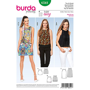 Patron Burda 6541 Haut et robe