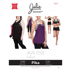 Patron Jalie 3679 Pika - Blouse 2 en 1