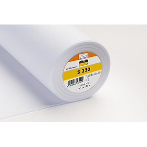 S320 Entoilage thermocollant pour cantonnière 45 cm x 25 m