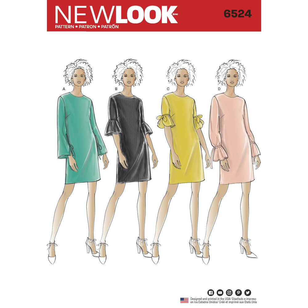 [NL6524] Patron New Look 6524 Robe