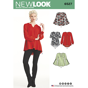 Patron New Look 6527 Blouse