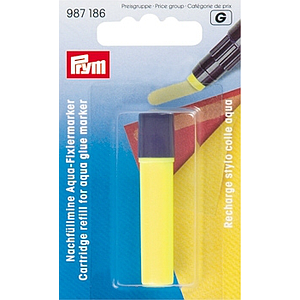 Prym - Recharge stylo colle Aqua, jaune