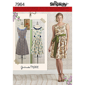 Patron Simplicity 7964 Robe femme 