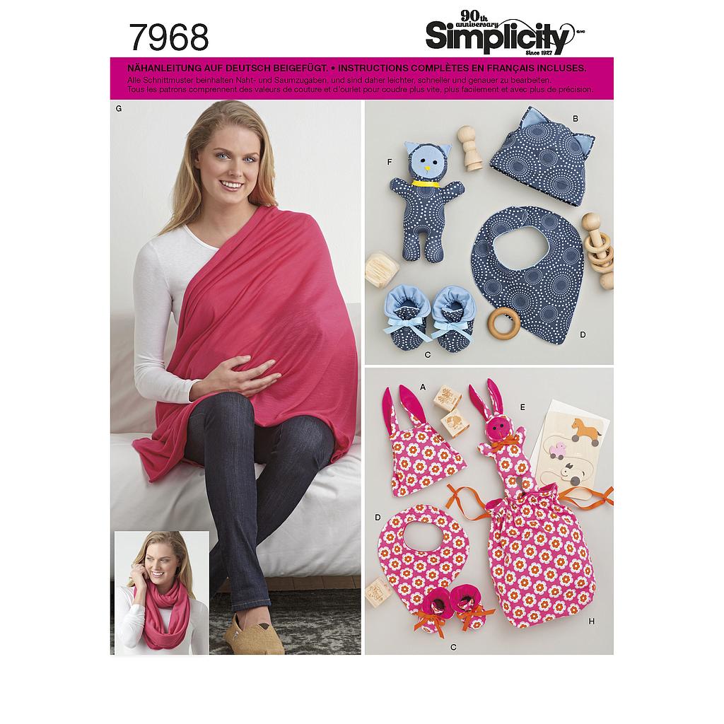 Patron Simplicity 8312 Accessoires bébé#