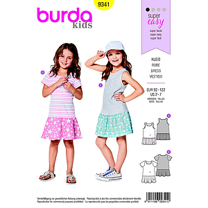 Patron Burda  Kids 9341 Robe