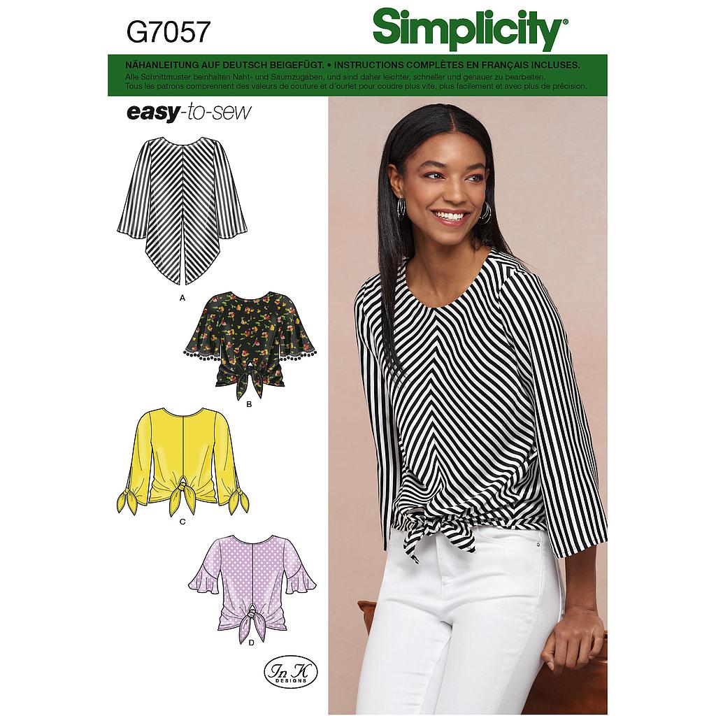 Patron Simplicity 8601 Tunique pour femme#