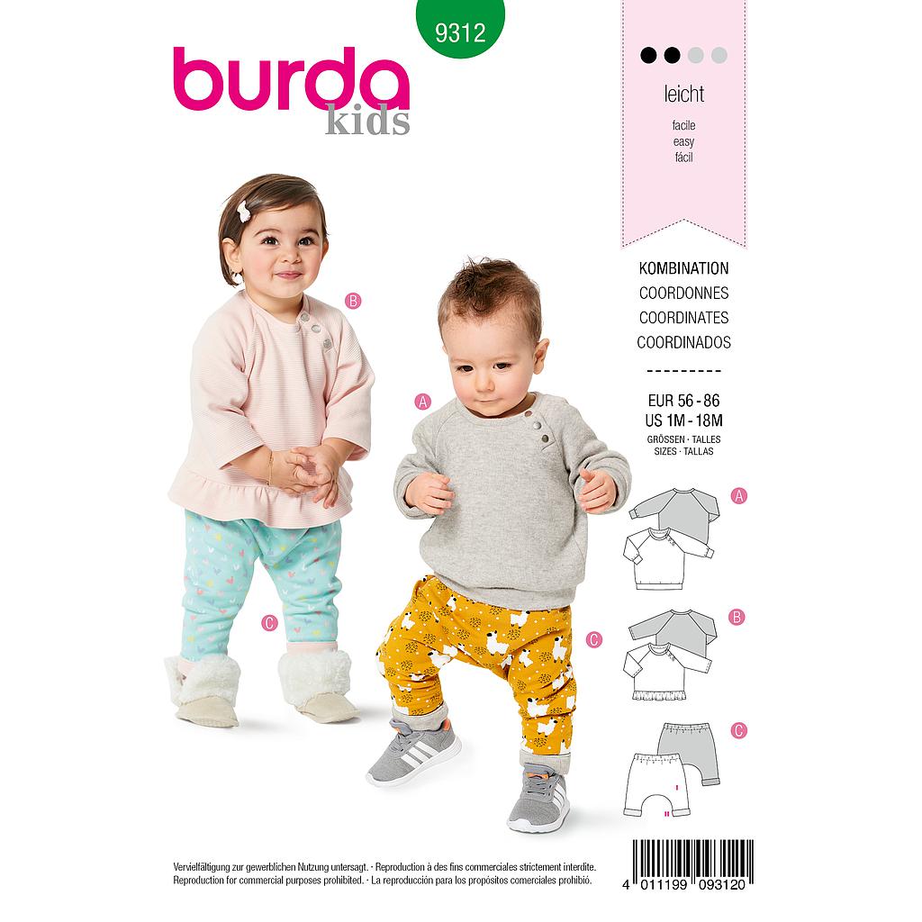 [B9312] Patron Burda 9312