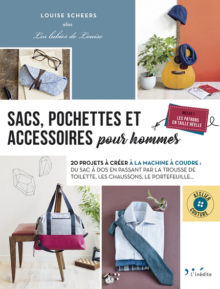 [publivre105] Leduc Créatif - Livre - Sacs, pochettes et accessoires pour hommes - Louise Scheers