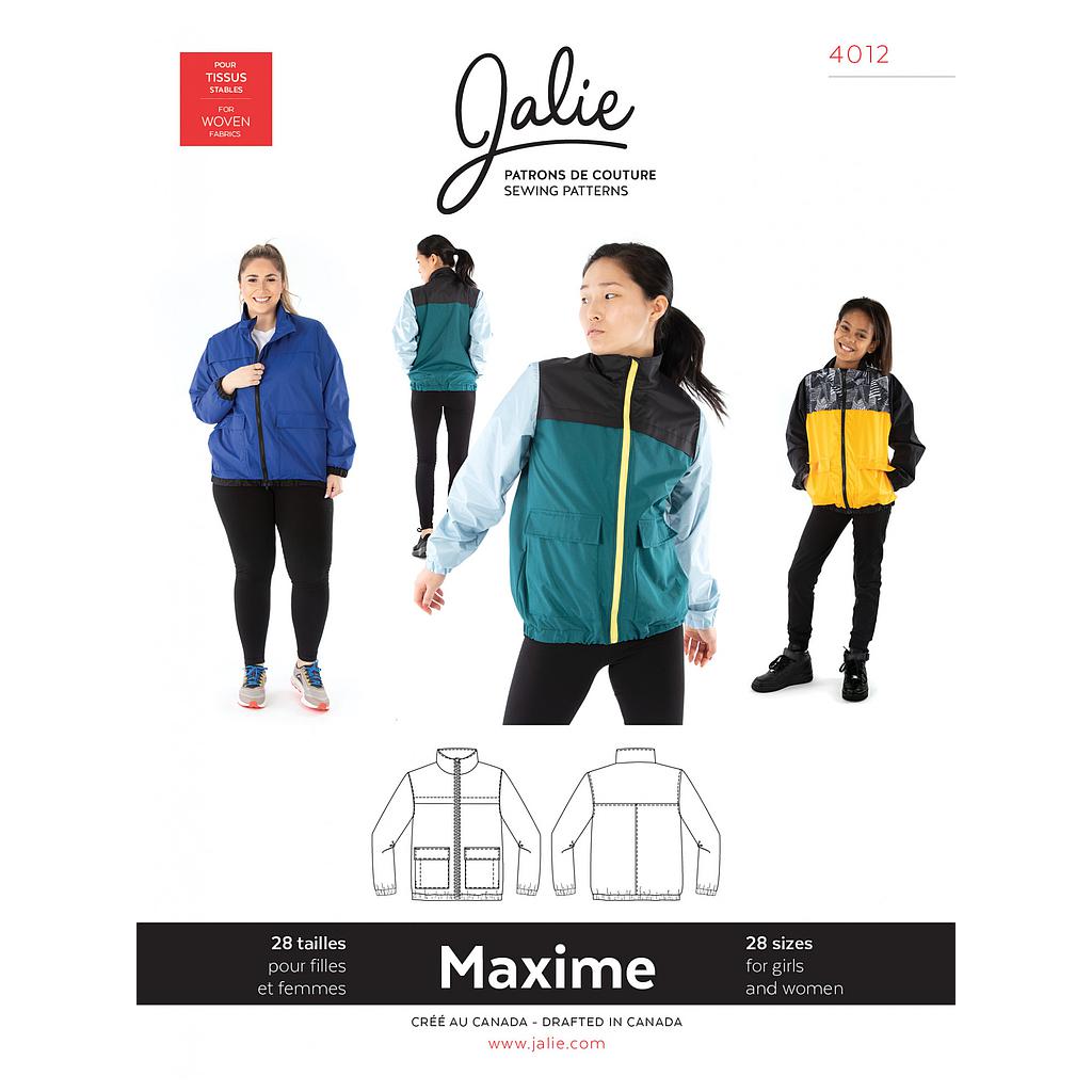 [JAL-4012] Patron Jalie 4012 MAXIME - Blouson 3 saisons Enfants, Unisex et grandes tailles