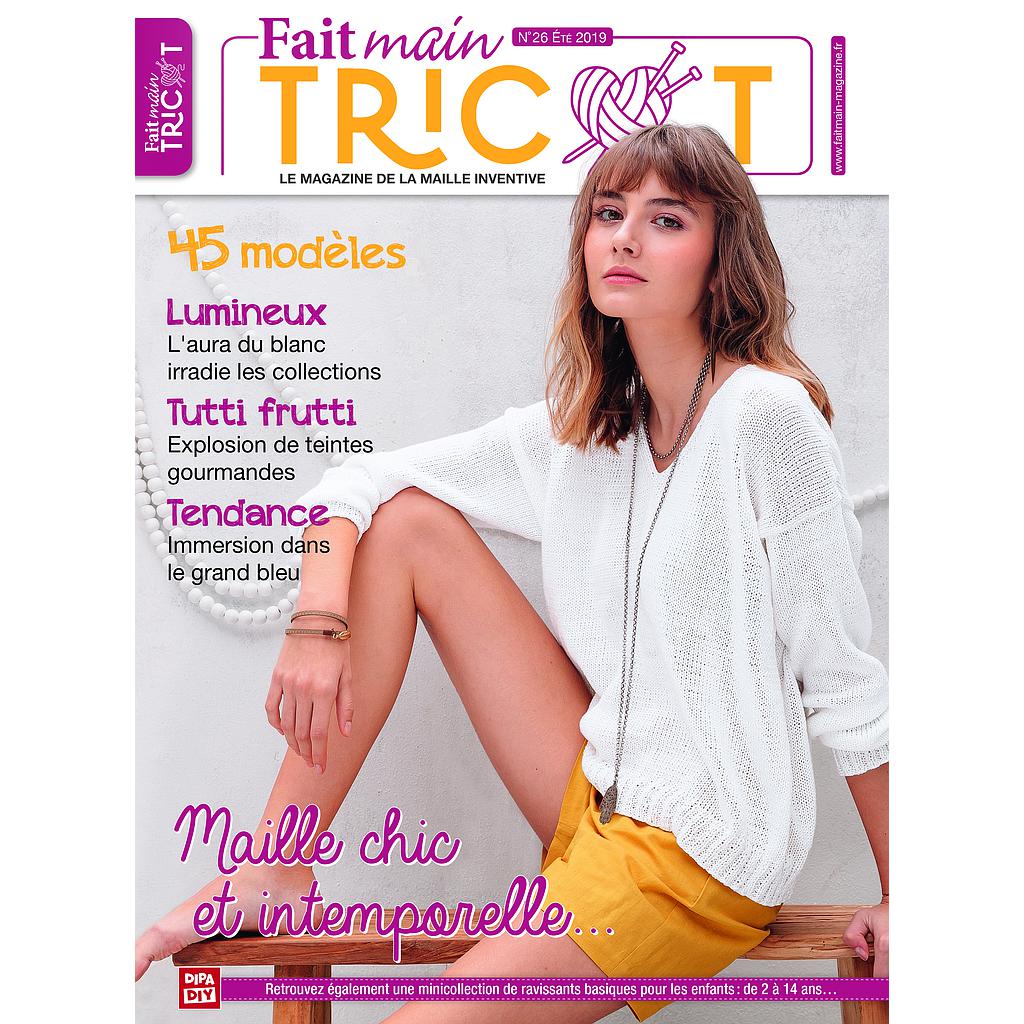 [DIP-REV-01102-0026] FAIT MAIN TRICOT N°26 - Eté 2019#