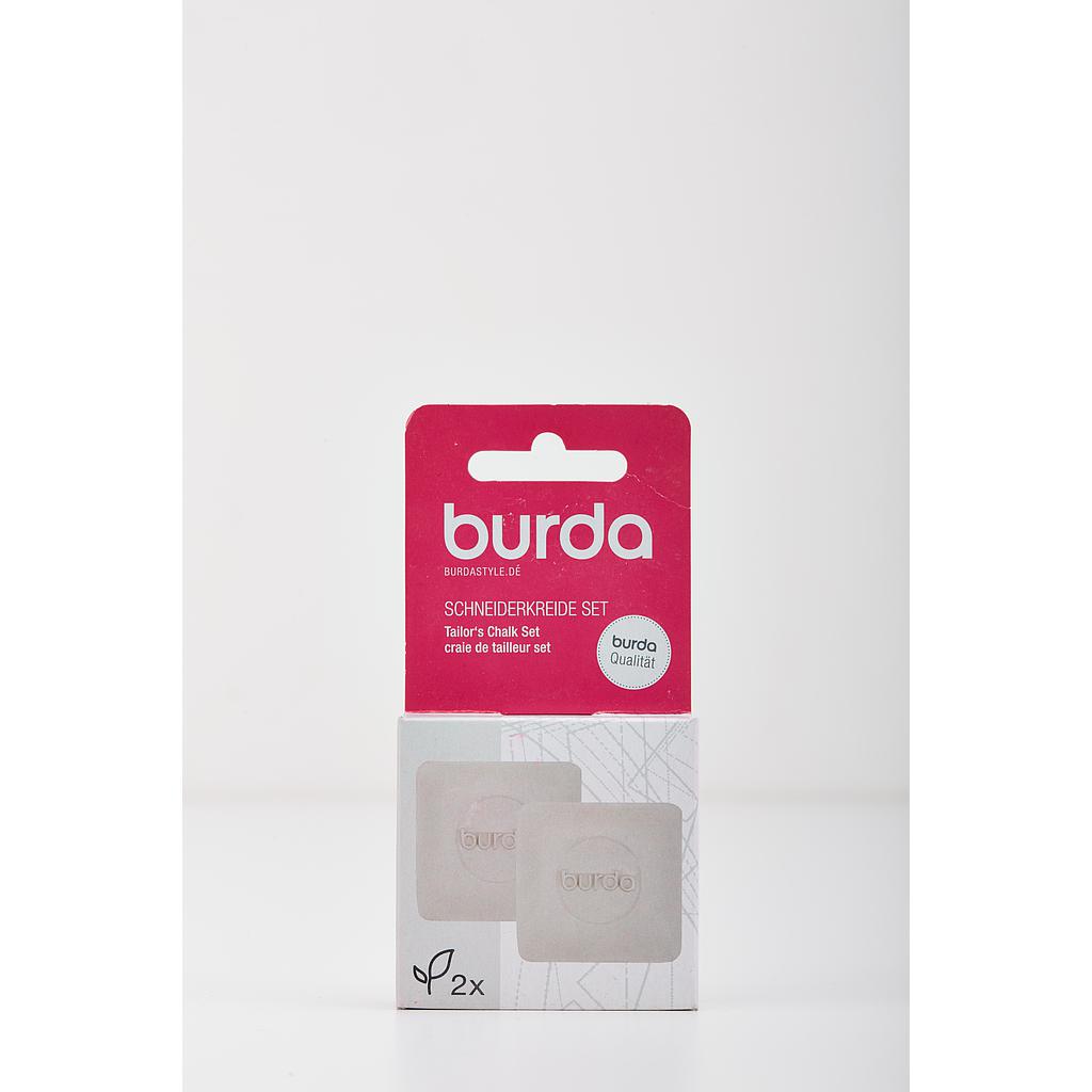 [B-1026] Set de 2 craies tailleurs Burda - Blanc 