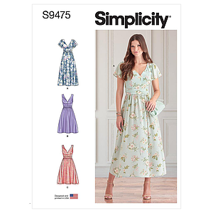 Patron Simplicity 9475 - Robe pour jeunes filles