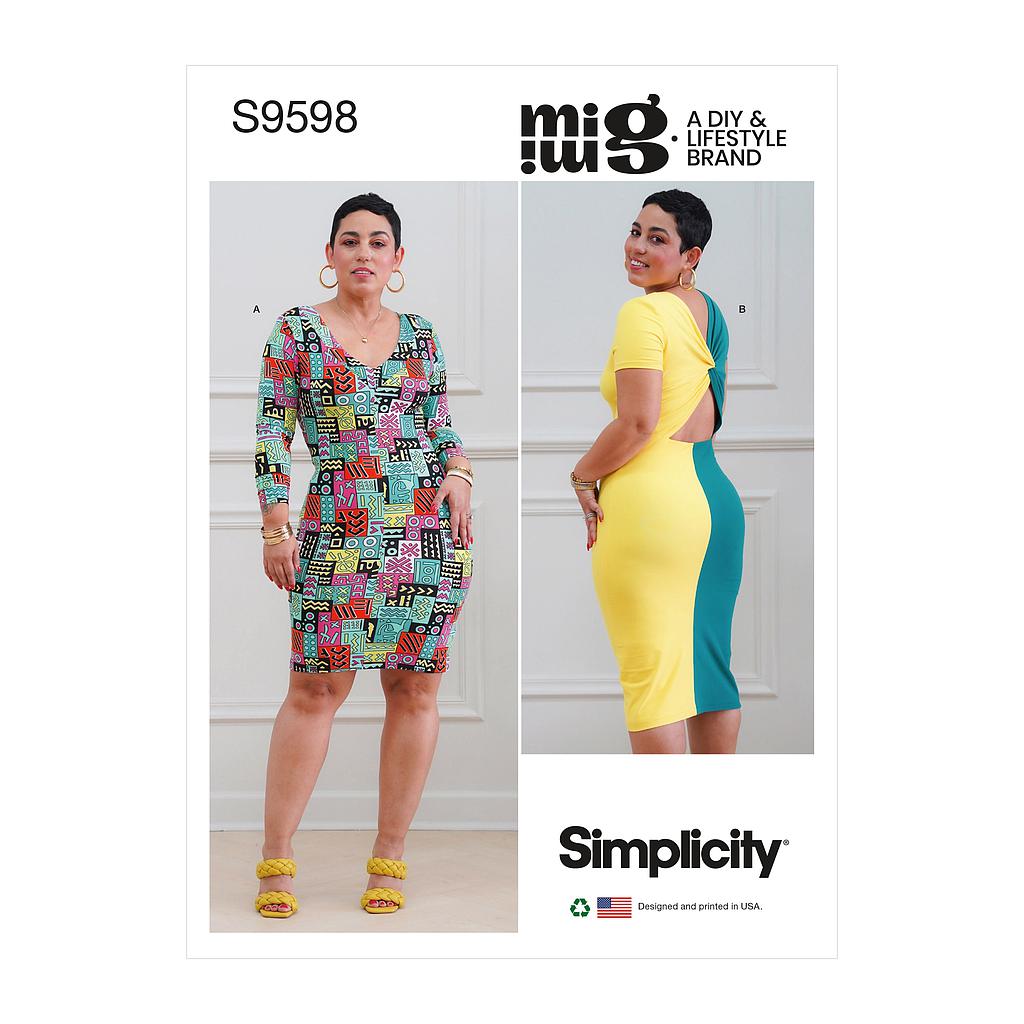 Patron Simplicity 9598 - Robes en tricot pour jeunes filles par Mimi G