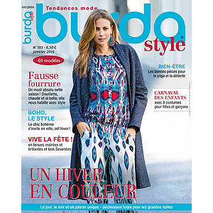 BURDA STYLE - N°193 - Un Hiver en couleur