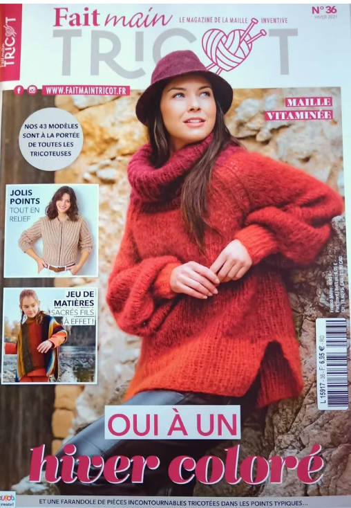 BURDA FAIT MAIN TRICOT - N°36 - Oui à un hiver coloré !  