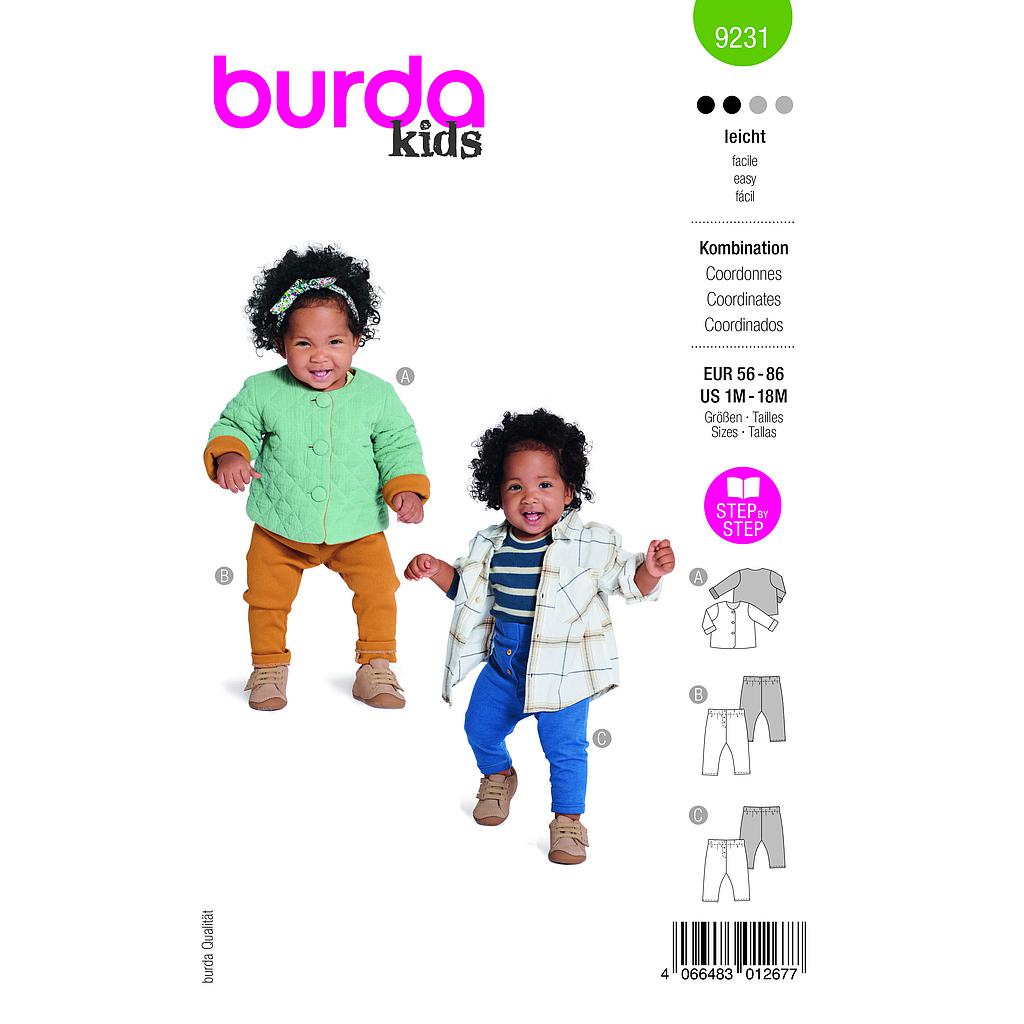 [B9231] Patron Burda 9231-Ensemble