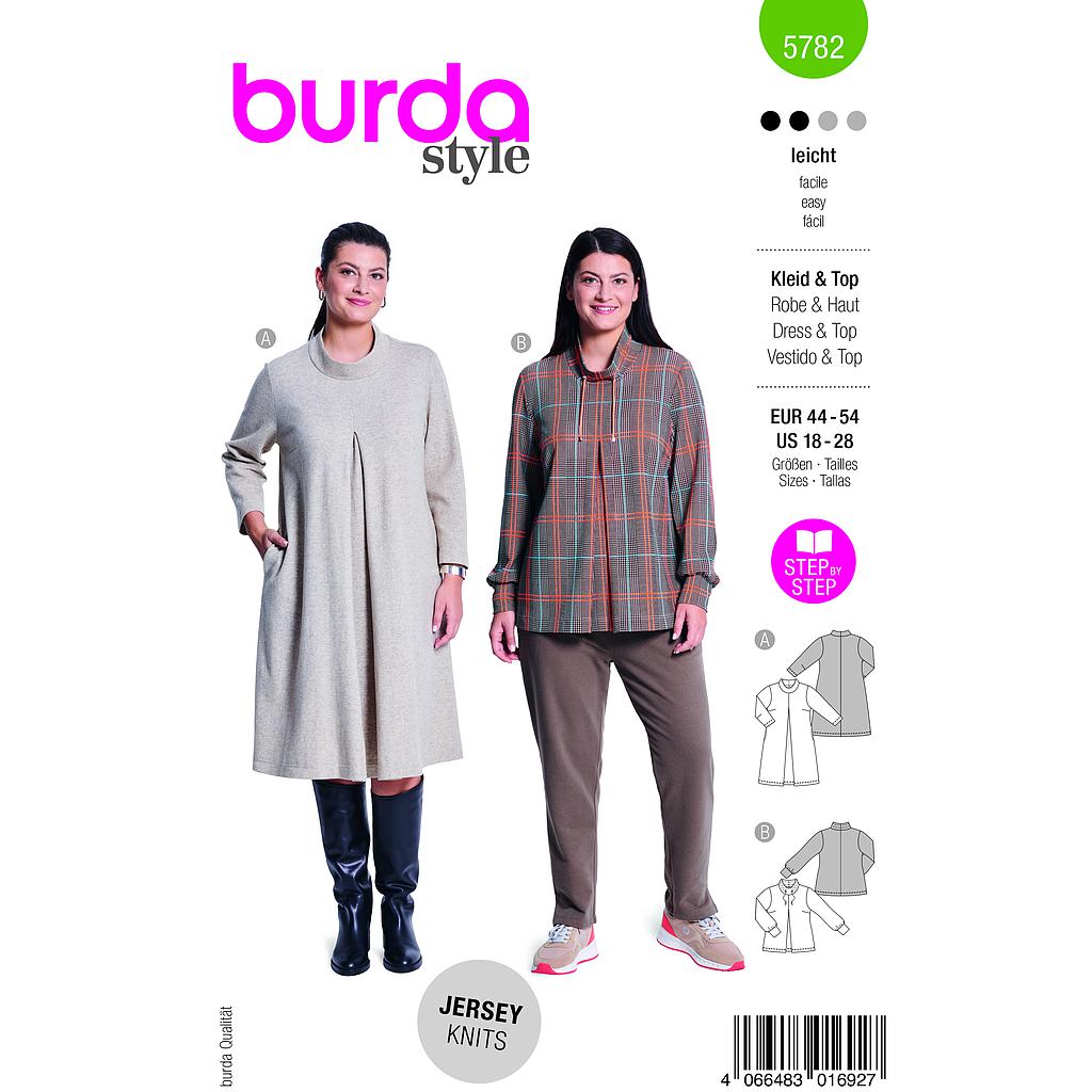 [B5782] Patron Burda 5782 - Robe ou tunique
