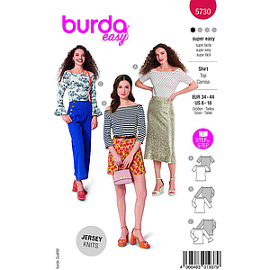 Patron Burda 5730 - Top