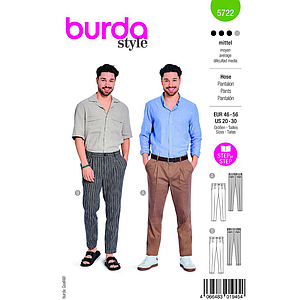 Patron Burda 5722 - Pantalon