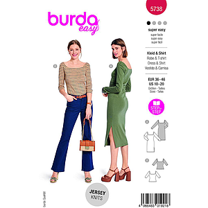 Patron Burda 5738 - Robe & Top