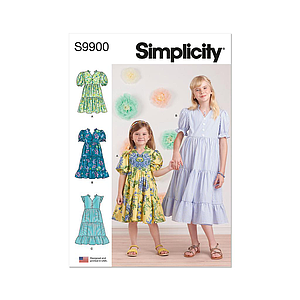 Patron Simplicity 9900 - Robe pour enfant