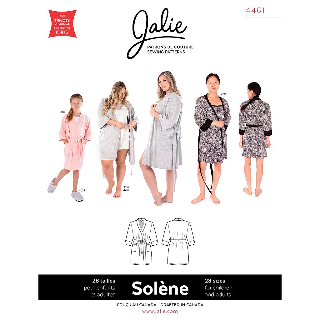 [JAL-4461] Patron Jalie 4461 - SOLÈNE - Peignoir de détente