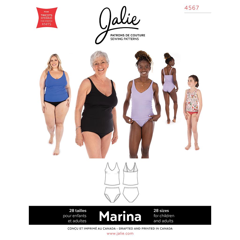 [JAL-4567] Patron Jalie 4567 - MARINA - Tankini