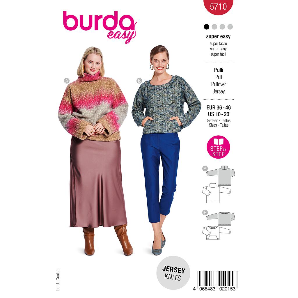 Patron Burda 5710 - Pull