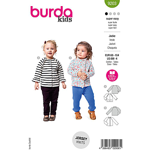 Patron Burda 9203 - Veste