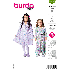 Patron Burda 9206 - Robe