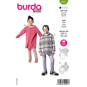 Patron Burda 9207 - Manteau