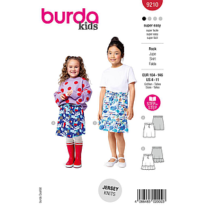 Patron Burda 9210 - Jupes