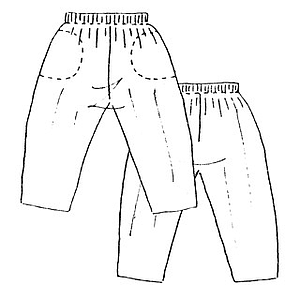 Patron Frégoli 215 - Pantalon taille élastiquée enfant 4 à 10 ans