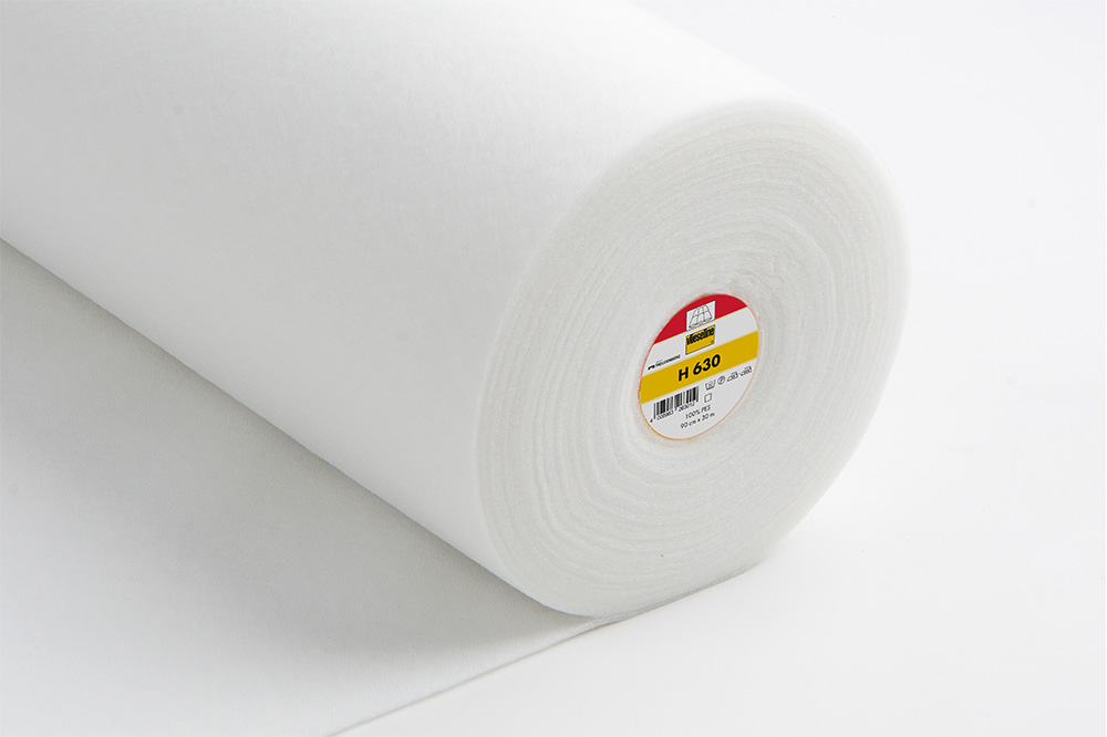 [53627477 (old 53615773)] Vlieseline - H 630 - MOLLETON THERMOCOLLANT - blanc - 90cm x 30m