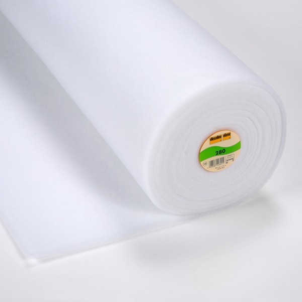 [50090852] 280 Entoilage molletonné léger - moyen - blanc - 90cm x 15m