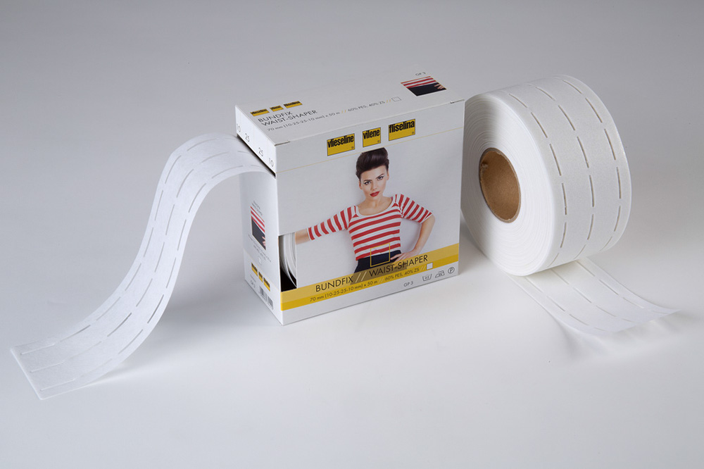 [53429844#] GP 3 Perfobande - blanc - 50m x 7cm (10 - 25 - 25 - 10mm) 